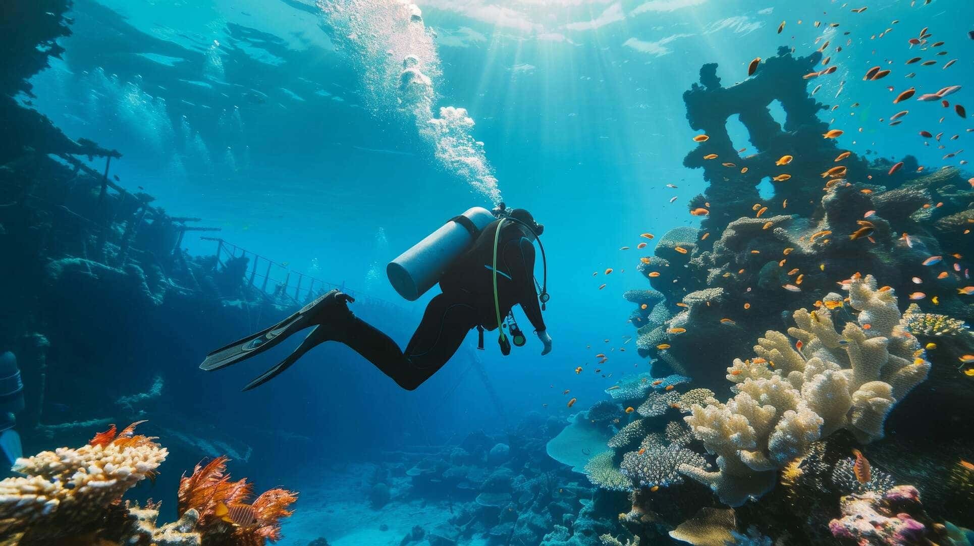 Blue Brothers Diving team at the dive center in El Gouna