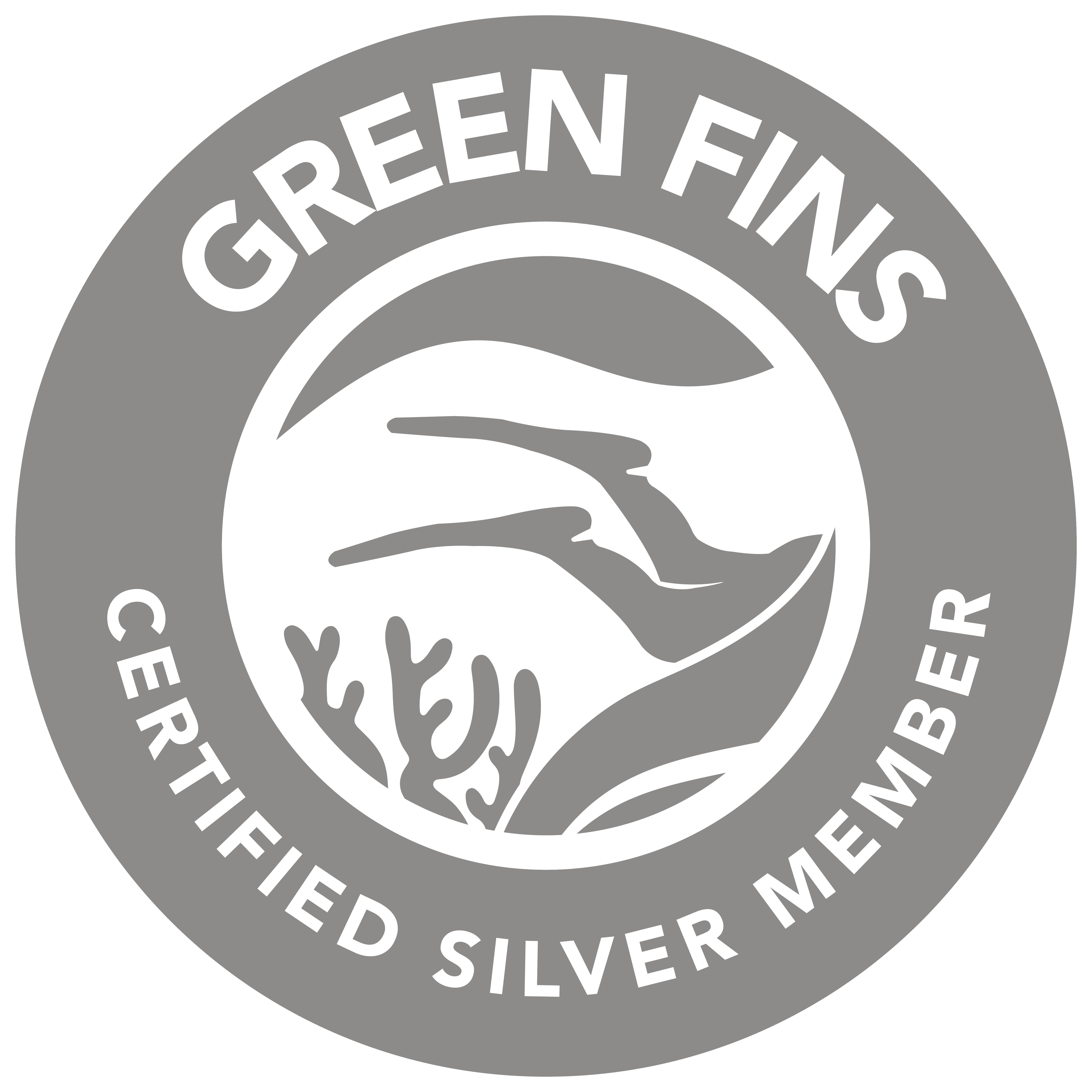 Green Fins Certified Silver Member badge