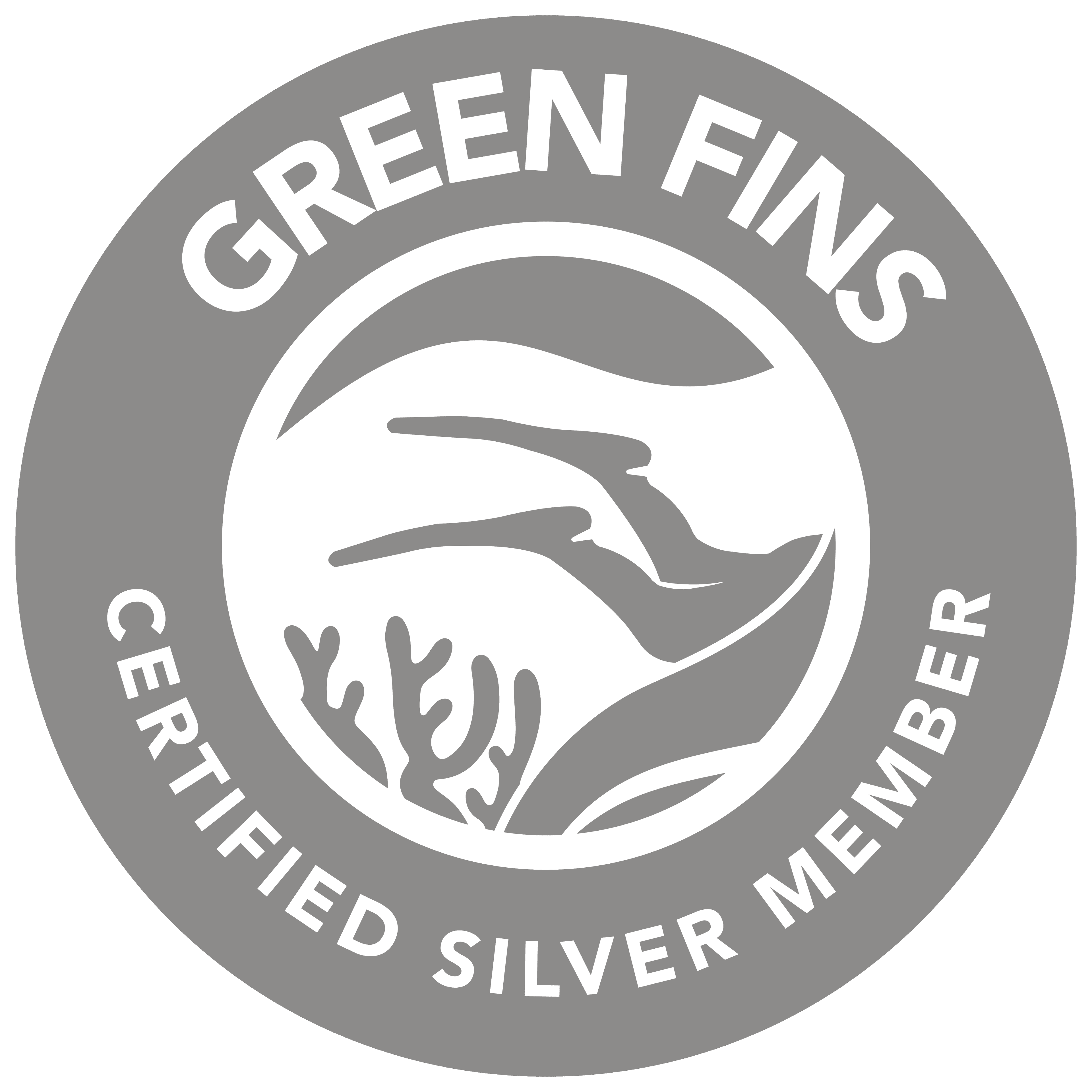 Green Fins Certified Silver Member badge